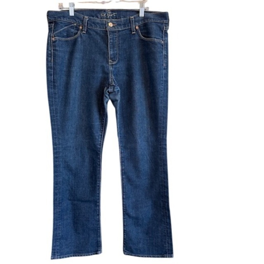 Old Navy‎ Women's The Flirt Mid Rise Bootcut Stretch Denim Jeans 14